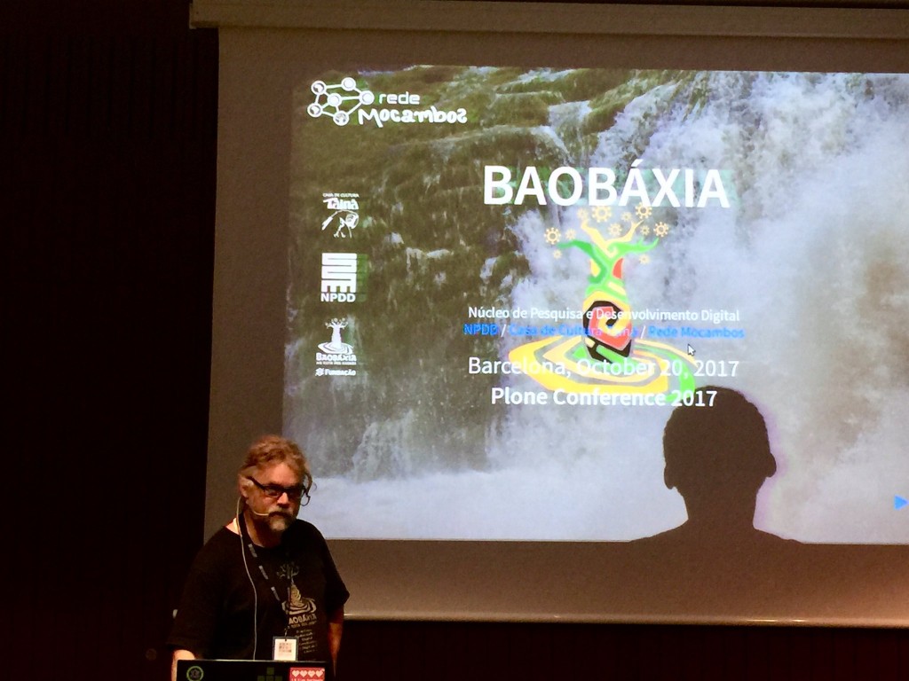 Baobáxia at the 2017 Plone conference