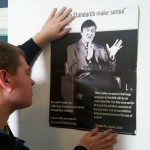 Presenting new poster for DFD Stephen Fry on DFD Poster 2012