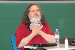 RMS and the adorable, adorable GNU