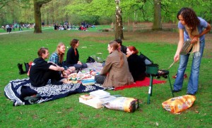 Barbecue in Tiergarten