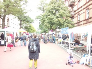 FSFE booth on the right