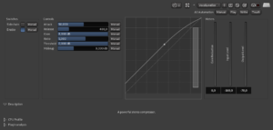 Ardour compressor settings.