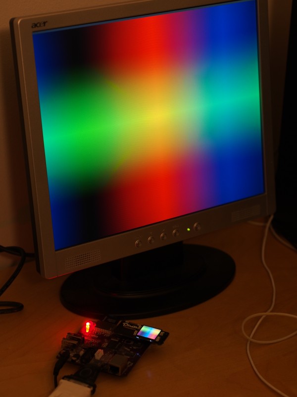 The MIPS Creator CI20 driving an SPI display and a monitor via HDMI.